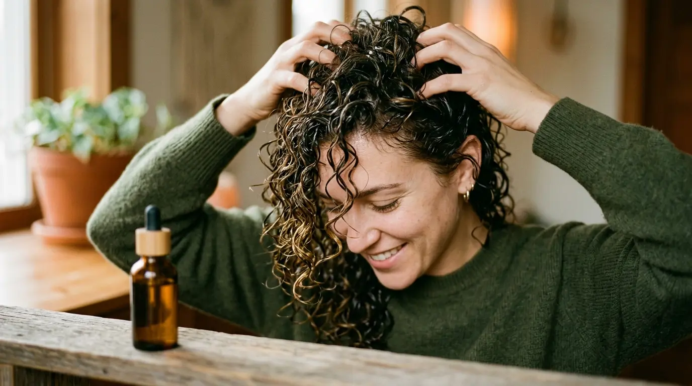 Comparing hair oils for curly hair based on porosity