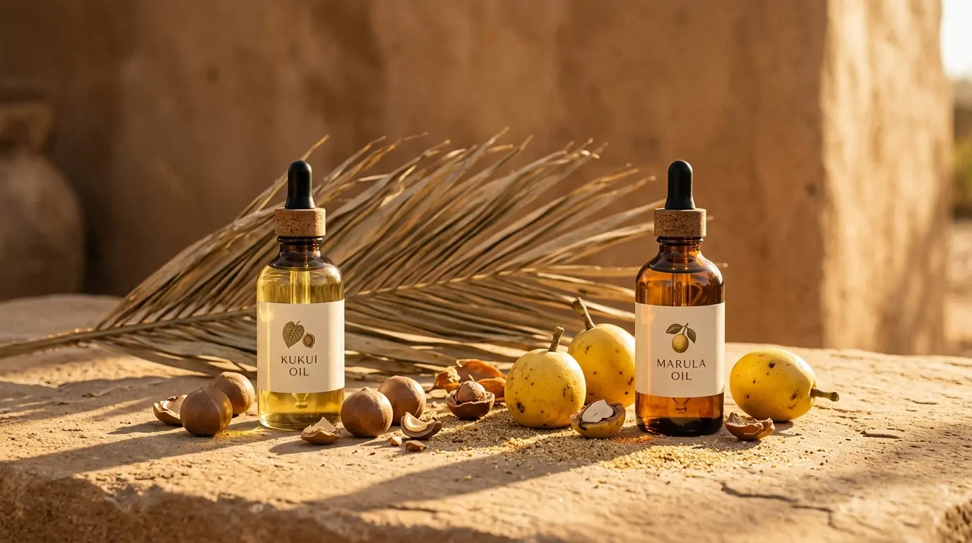 Kukui oil and marula oil comparison