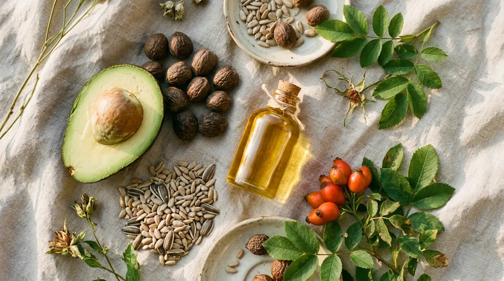 Fatty acids for skin and kukui oil