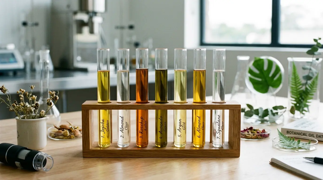Fatty acid profile comparison of plant oils for skin